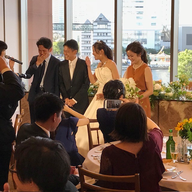 結婚式の写真